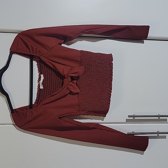 Lush Long Sleeve Blouse - Picture 1 of 9